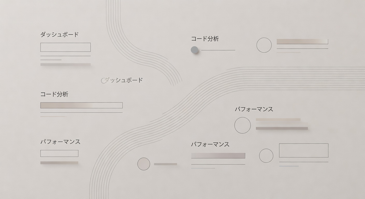 開発者ダッシュボードのインターフェース画面